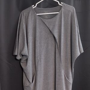 Gray Oversized sweater dress